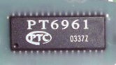 PT6961 LED controller (77 LEDs max), Keyboard scan (30 keys max)