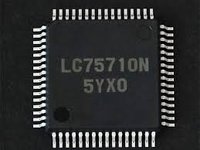 LC75711 VFD Driver for upto 16 Dot Matrix Characters, 