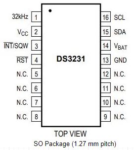 1PCS DS3231SN 3231 IC RTC W/TCXO 16-SOIC NEW GOOD QUALITY R2