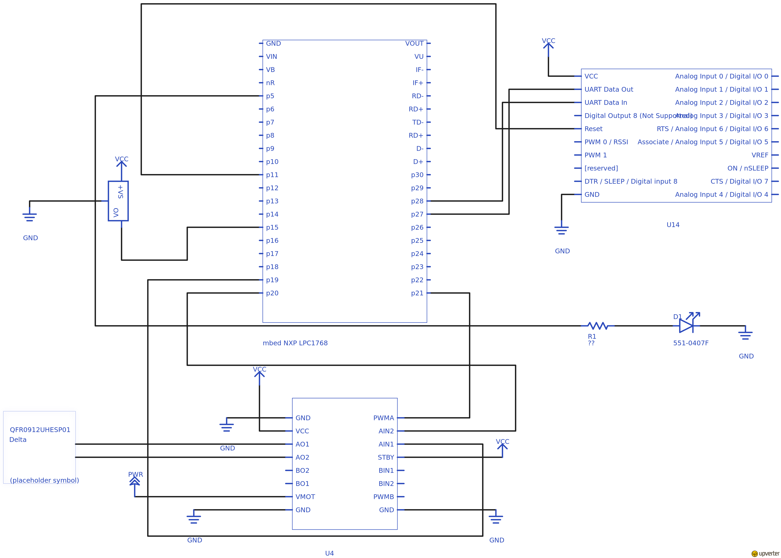 Wiring Diagram using Upverter