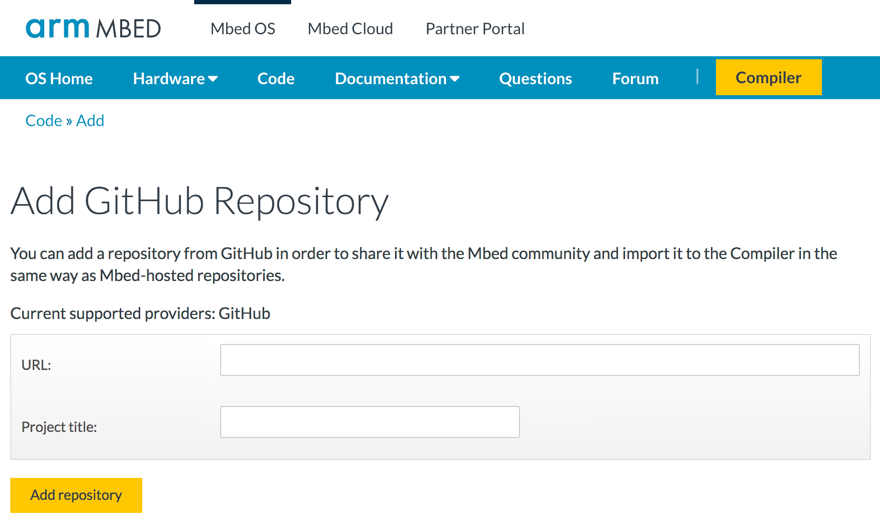 Add GitHub repo